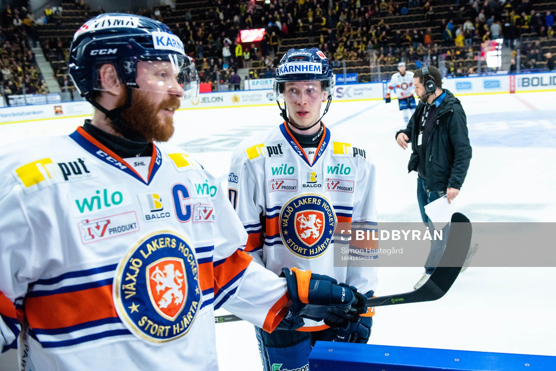 Växjös Liam Reddox och Elias Pettersson