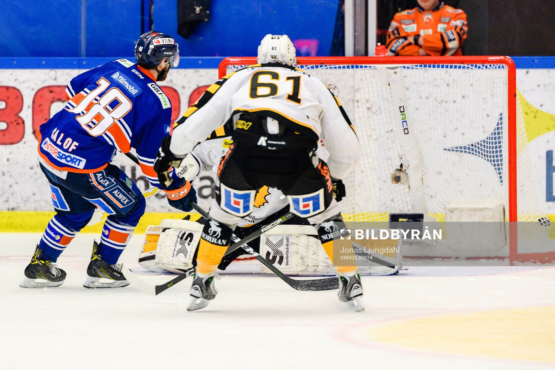 Växjös Andrew Calof göra mål 3-1