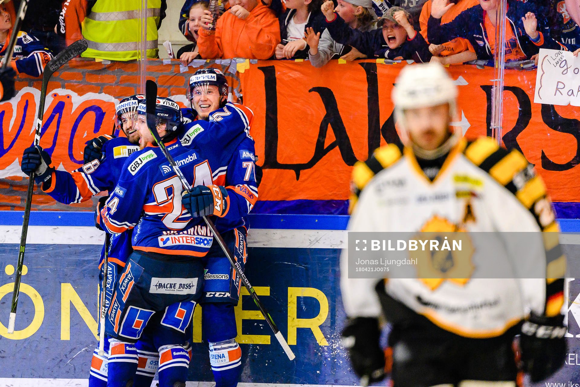 Växjös Andrew Calof, Brendan Shinnimin och Dennis