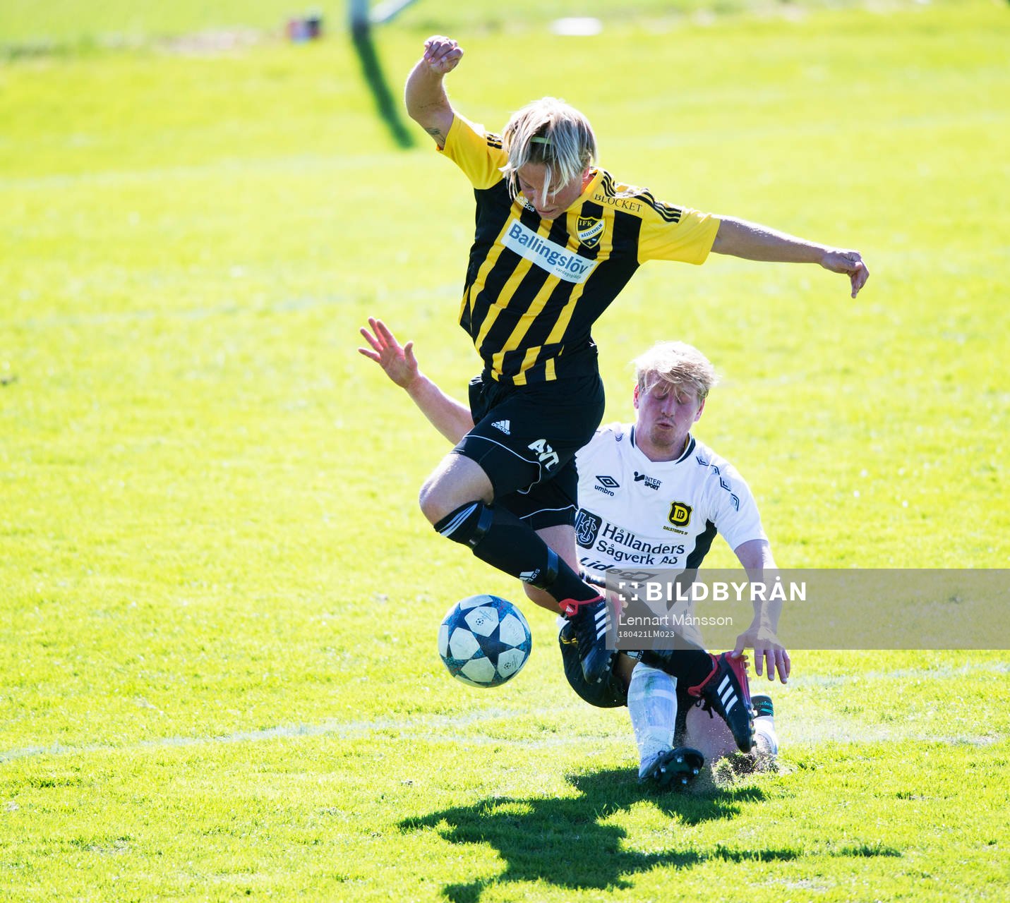 IFK Hässleholms Gustaf Lindroth i matchen i division 2