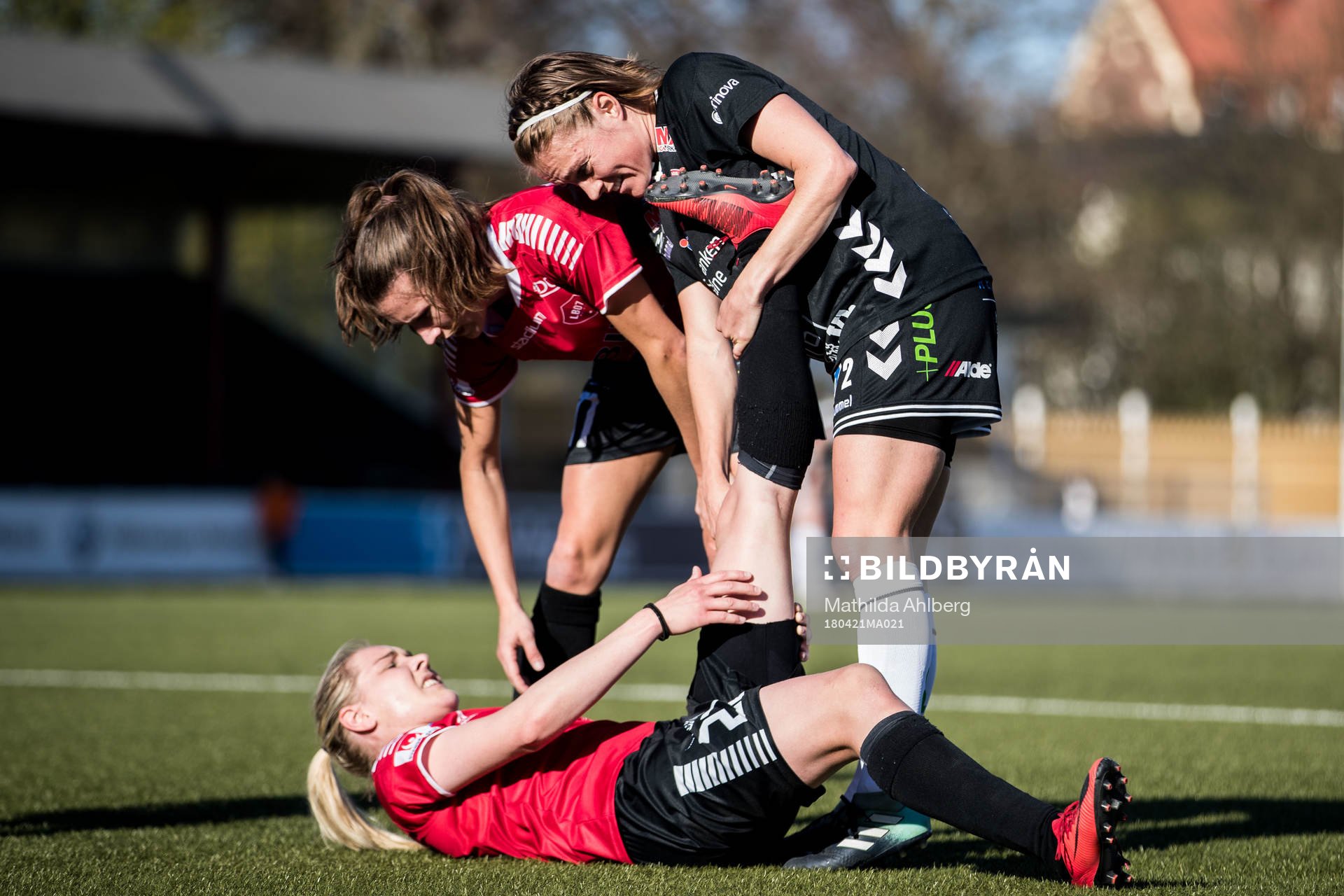 Limhamn Bunkeflos Rakel Hönnudóttir har ont
