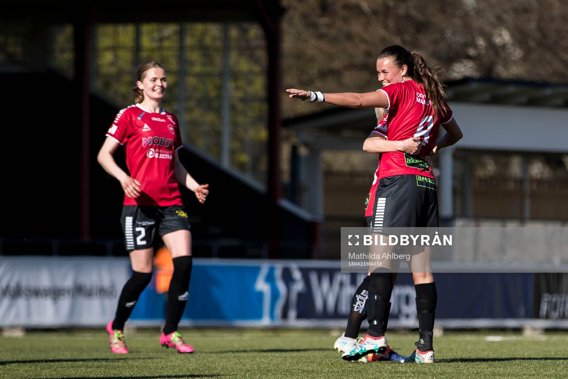 Limhamn Bunkeflos Anna Welin jublar