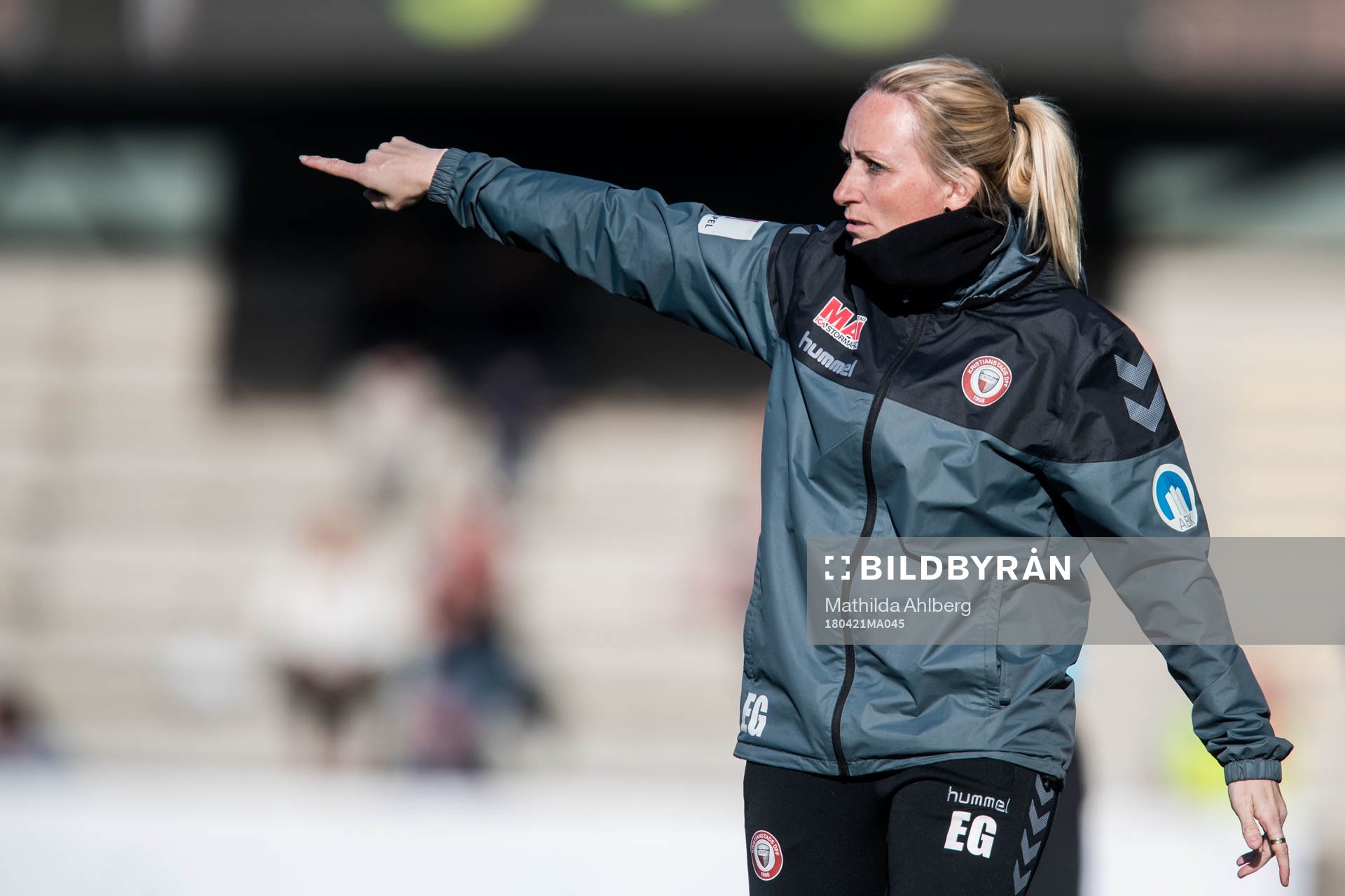 Kristianstads tränare Elisabet Gunnarsdottir