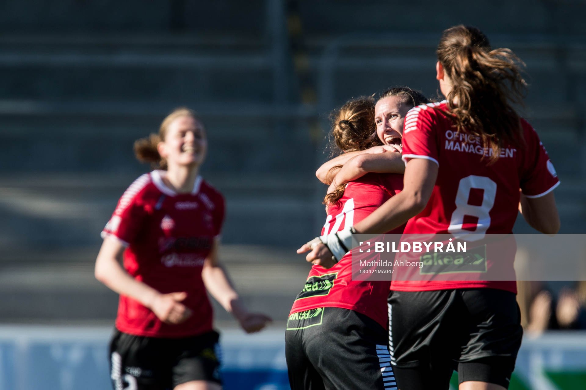 Limhamn Bunkeflos spelare jublar
