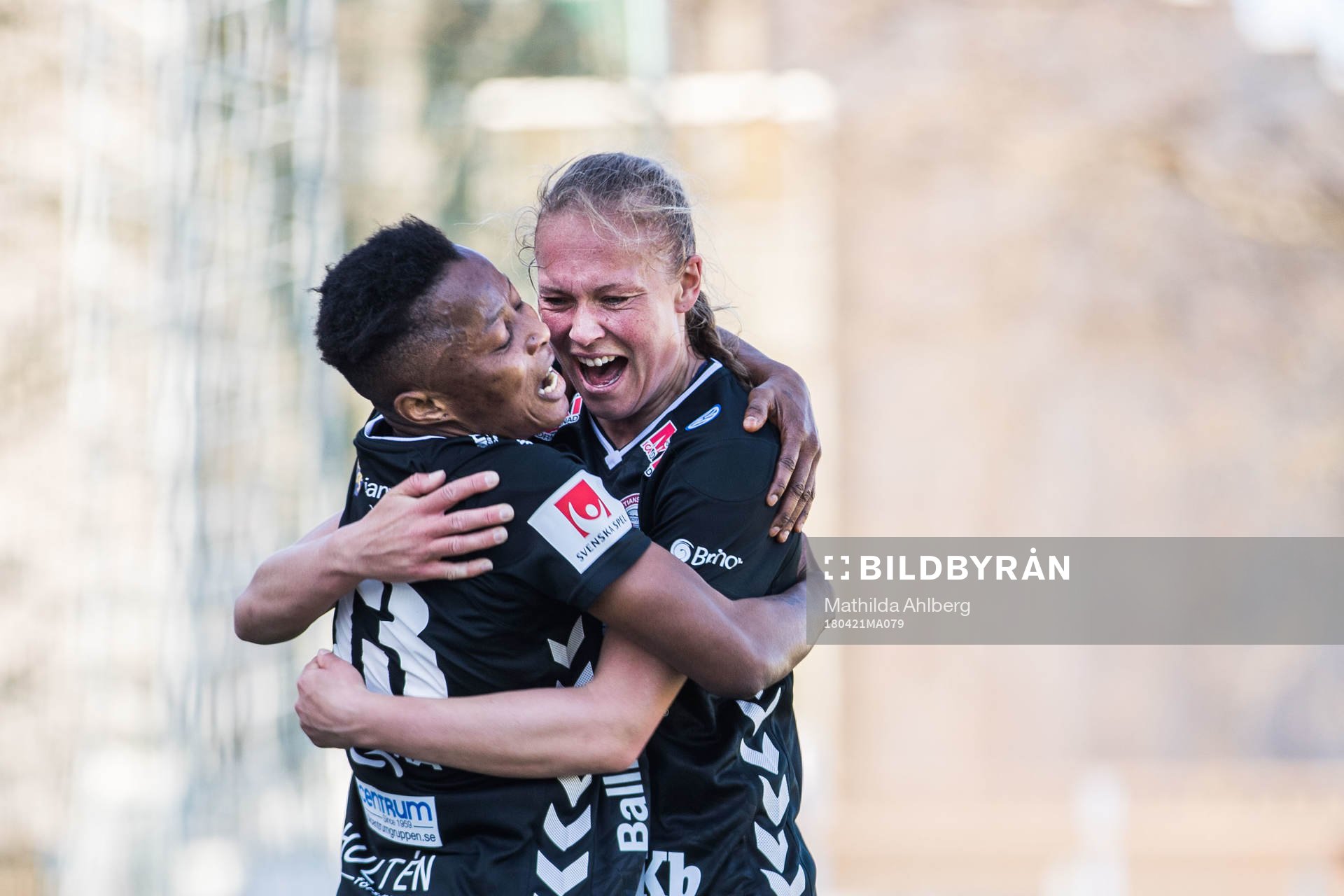 Kristianstads Therese Ivarsson jublar