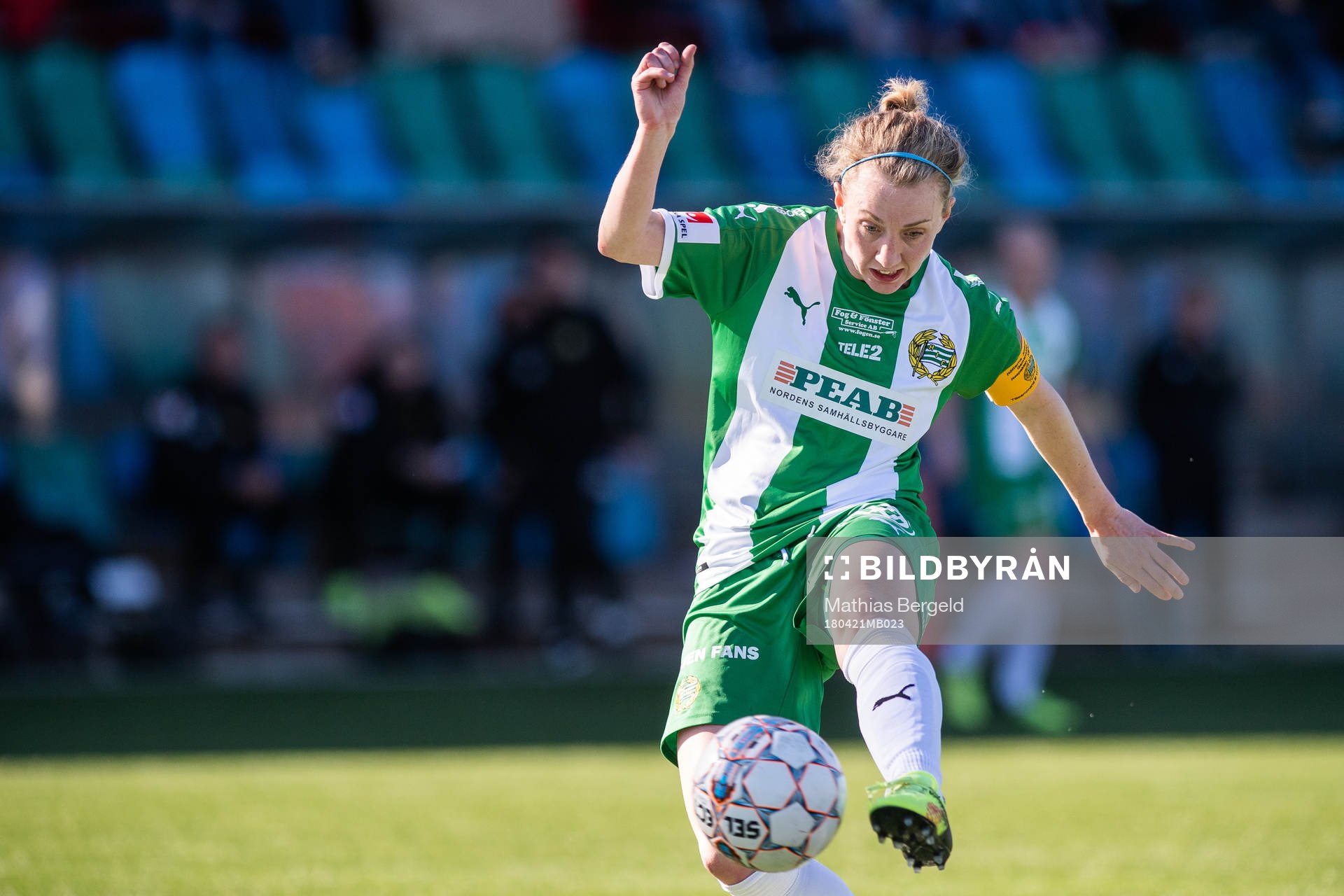 Hammarbys Olga Ekblom gör 1-2-målet
