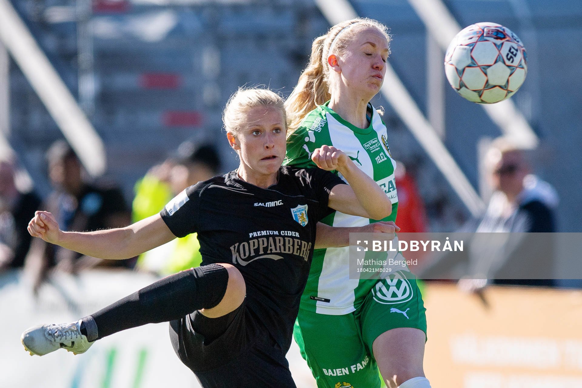 Göteborgs Rebecka Blomqvist och Hammarbys Alexandra