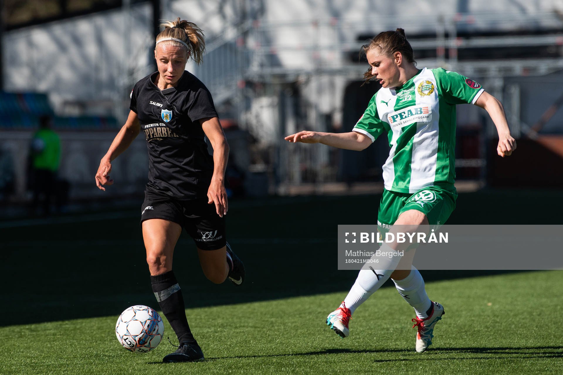 Göteborgs Emma Koivisto och Hammarbys Hanna Lundqvist