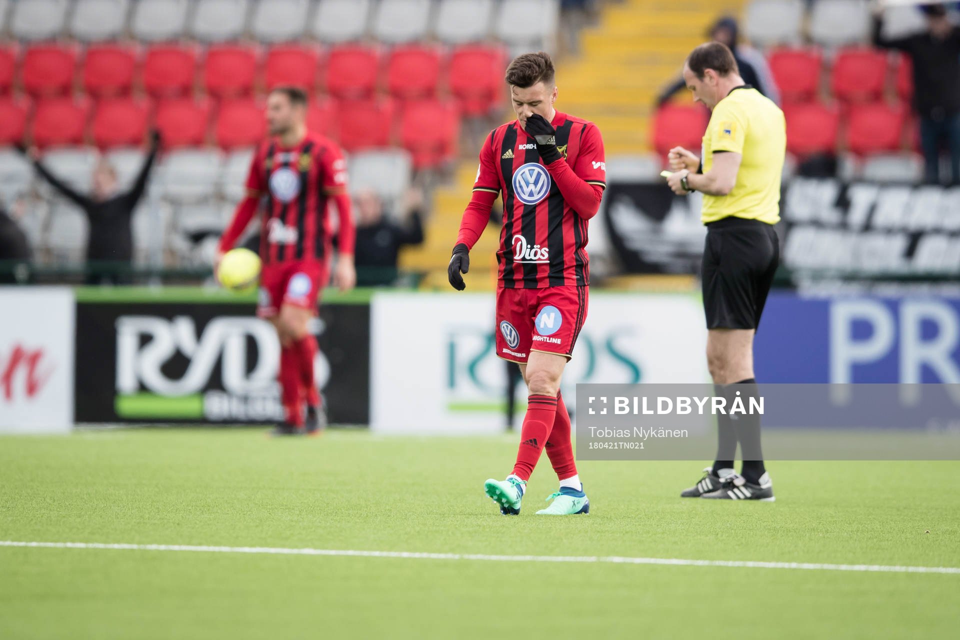 Östersunds Jamie Hopcutt deppar