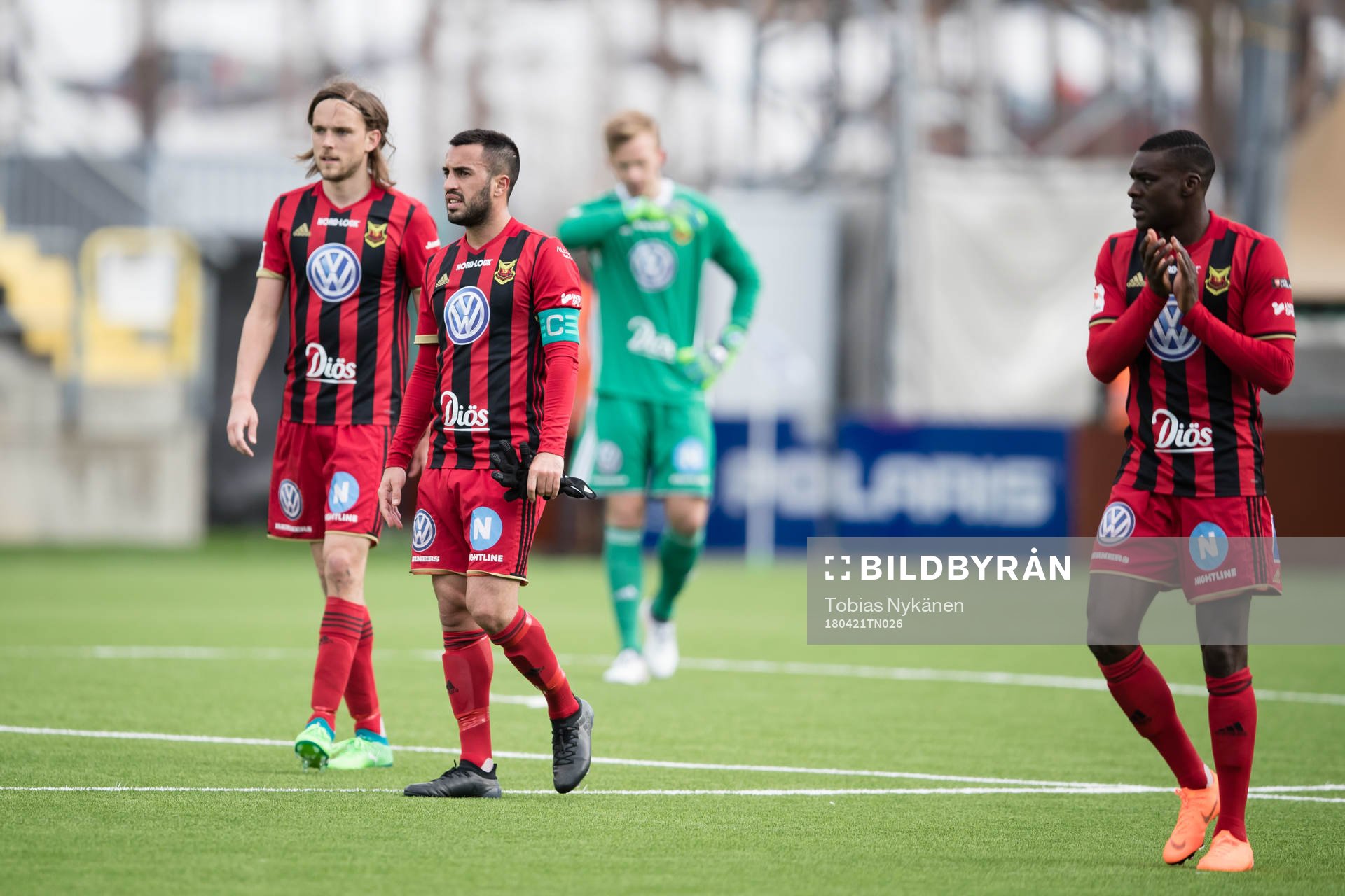 Östersunds Tom Pettersson, Brwa Nouri, målvakt Andreas