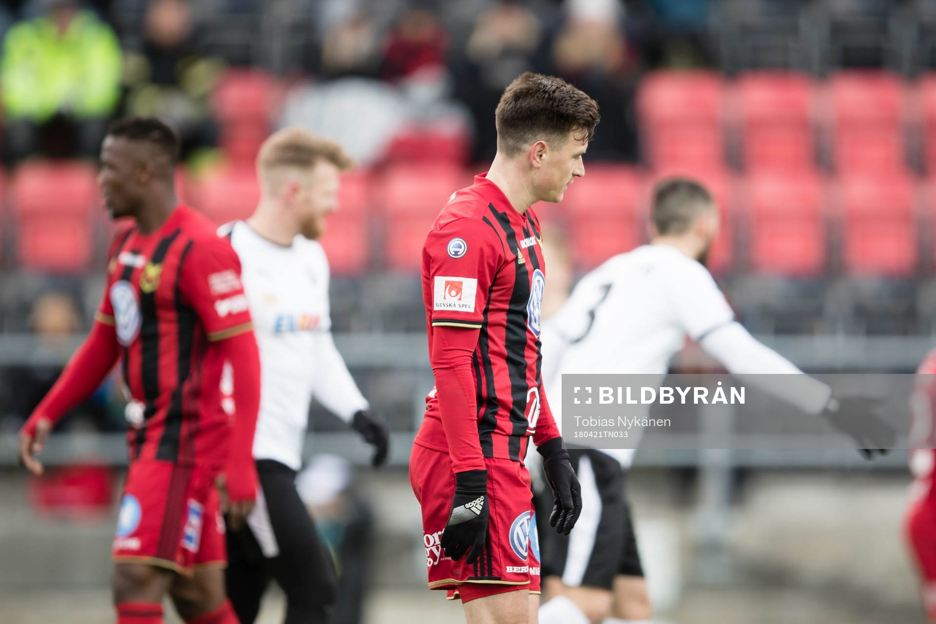 Östersunds Jamie Hopcutt deppar