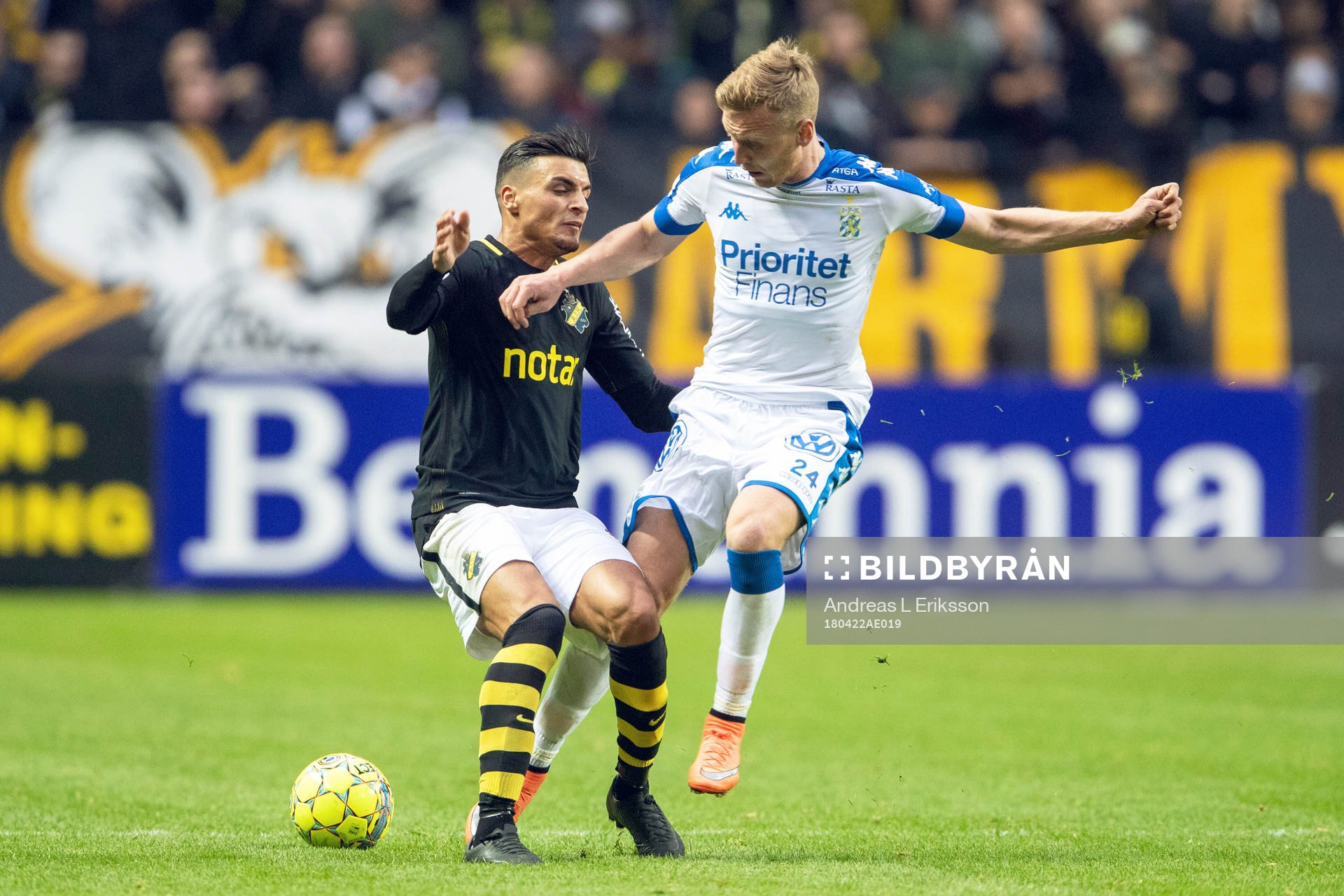 s Ahmed Yasin och IFK Göteborgs Sebastian Ohlsson
