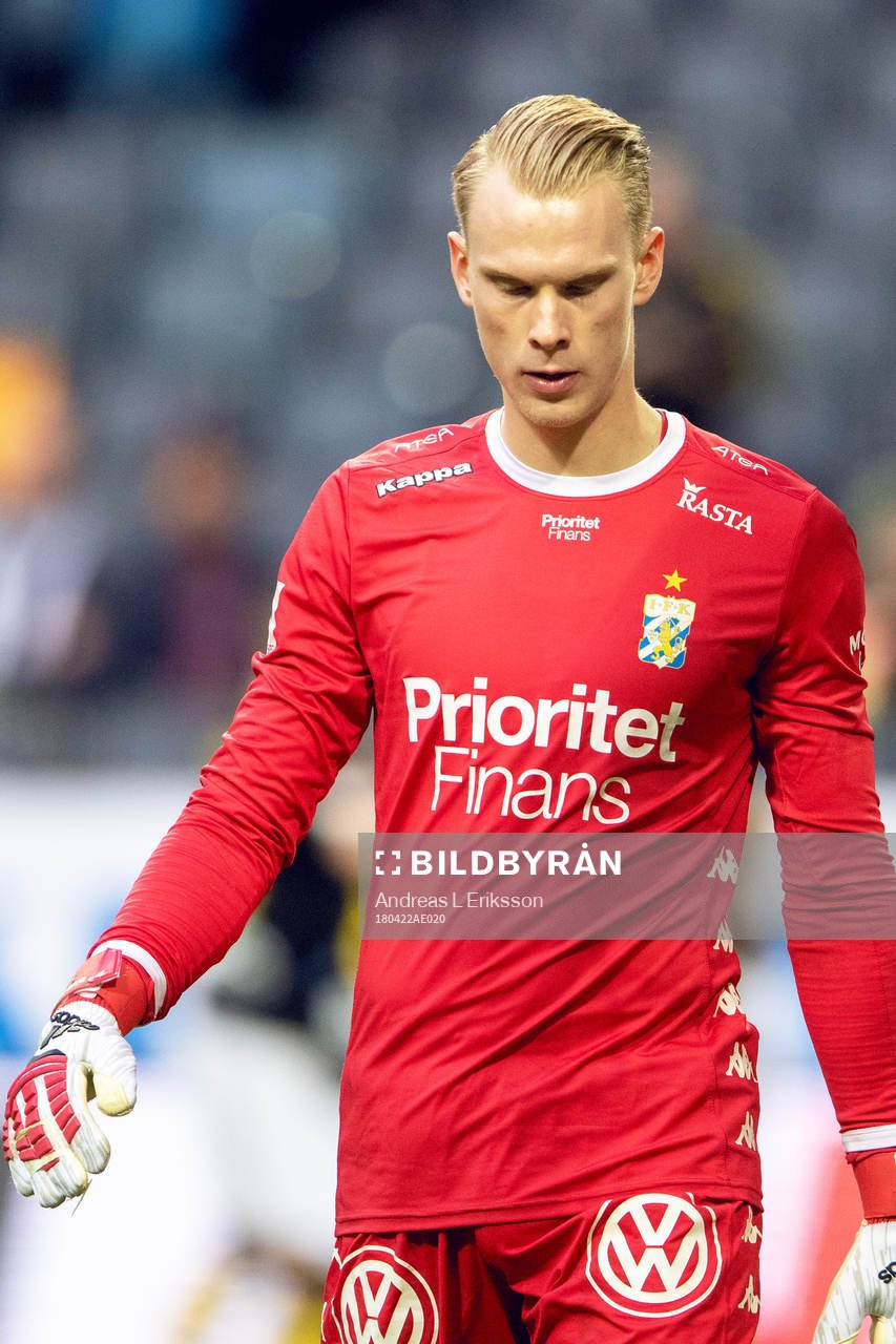 IFK Göteborgs målvakt Pontus Dahlberg deppar