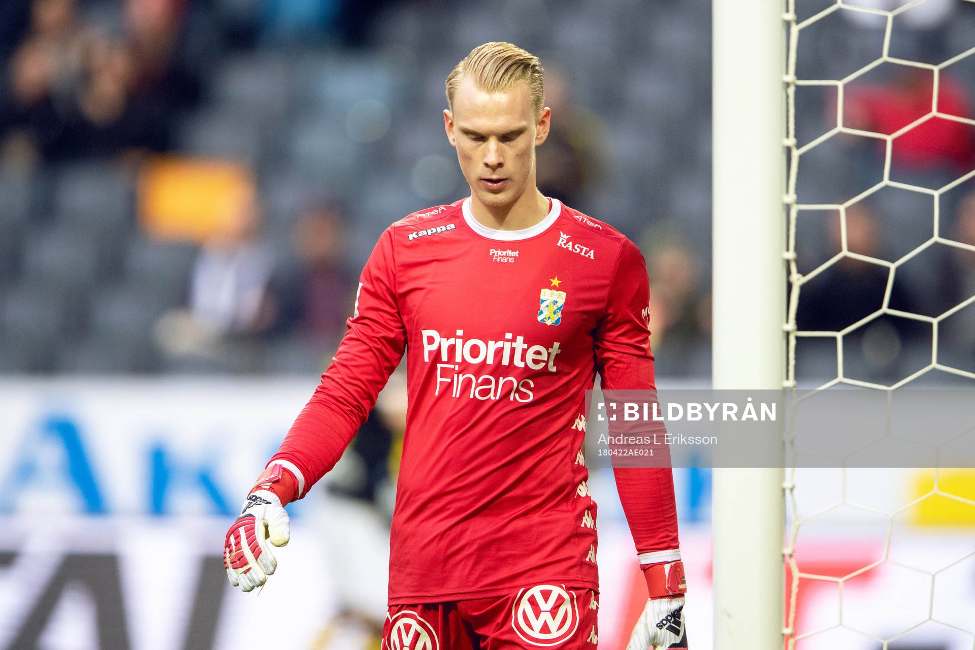 IFK Göteborgs målvakt Pontus Dahlberg deppar