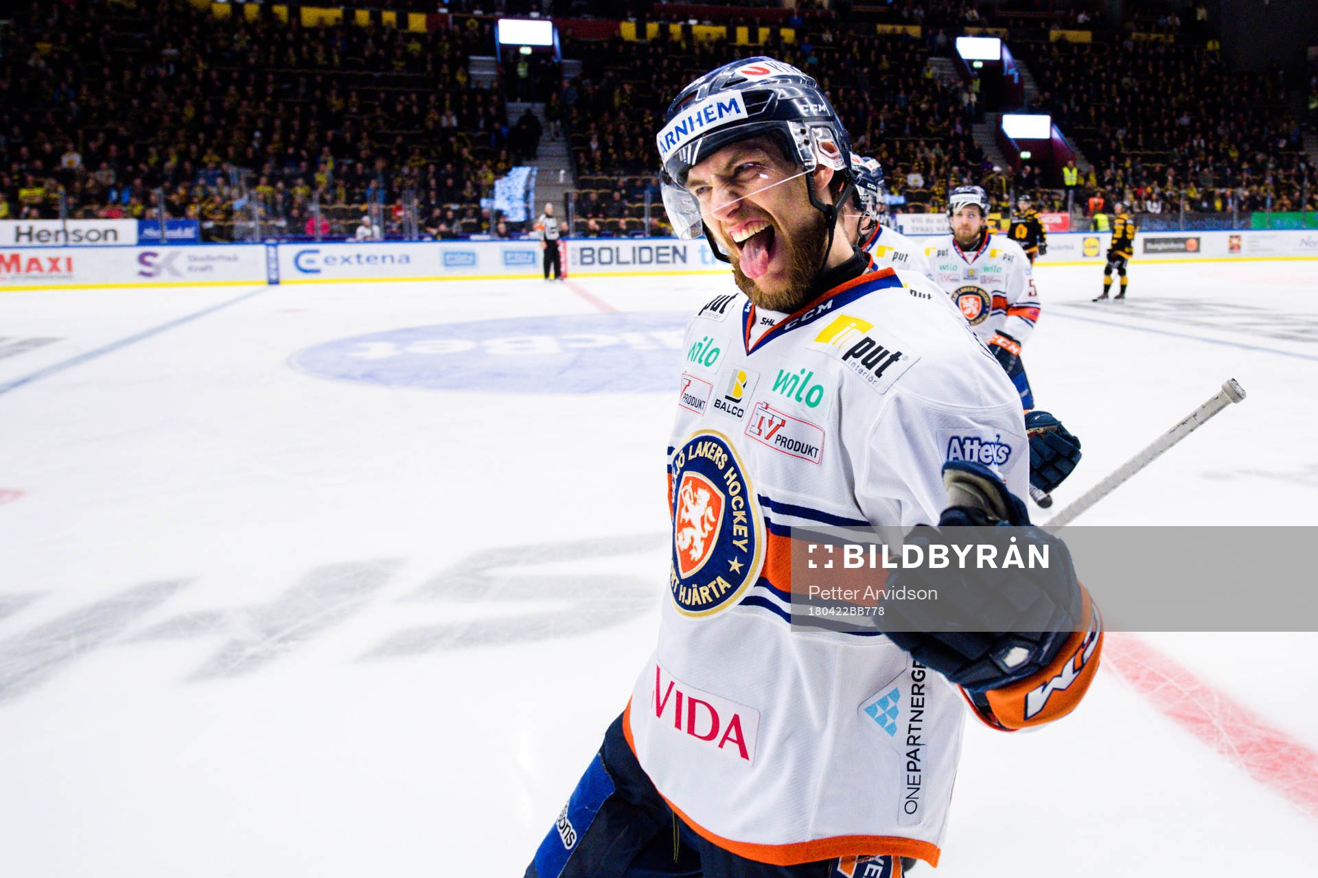 Växjös Eric Martinsson jublar
