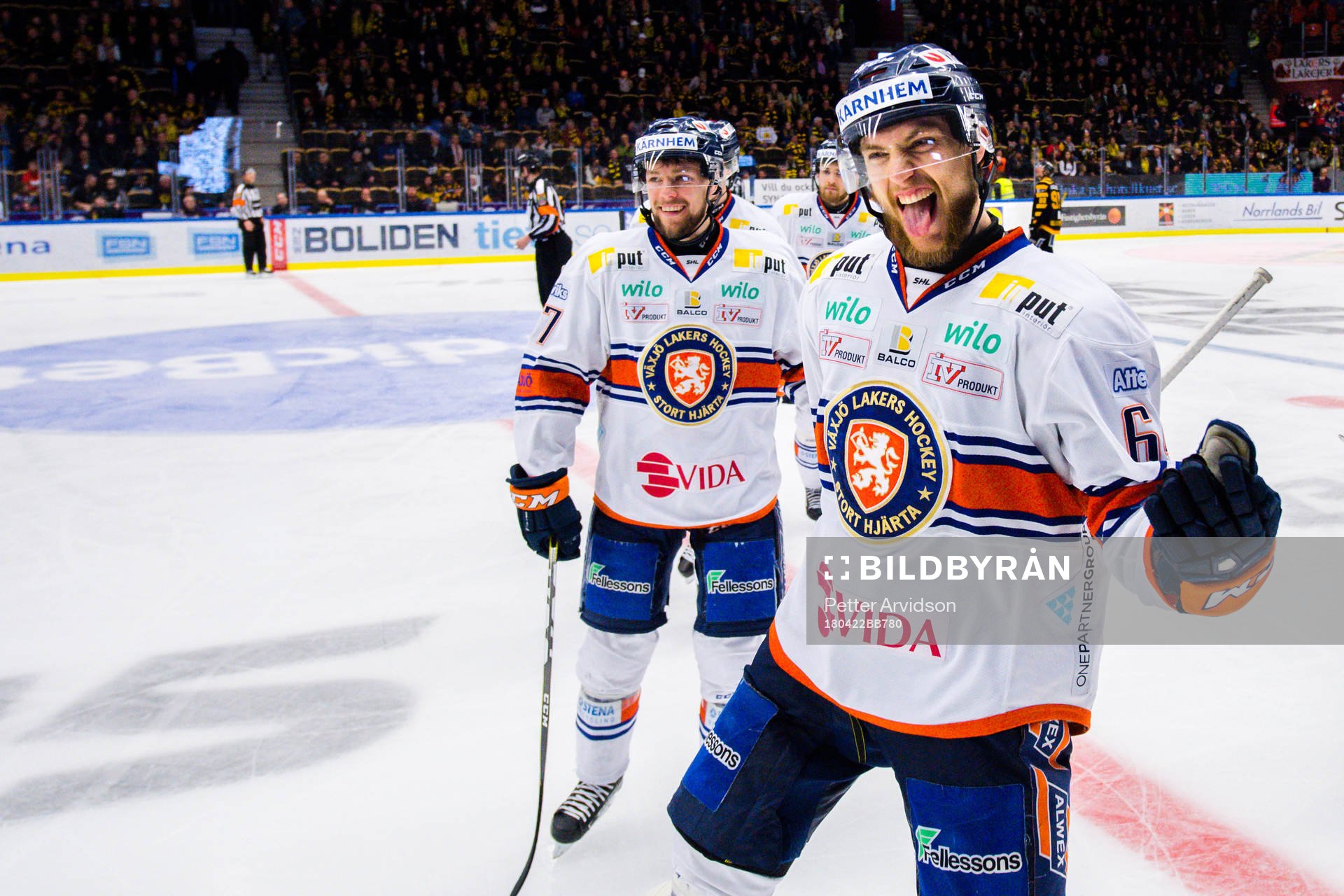 Växjös Eric Martinsson jublar