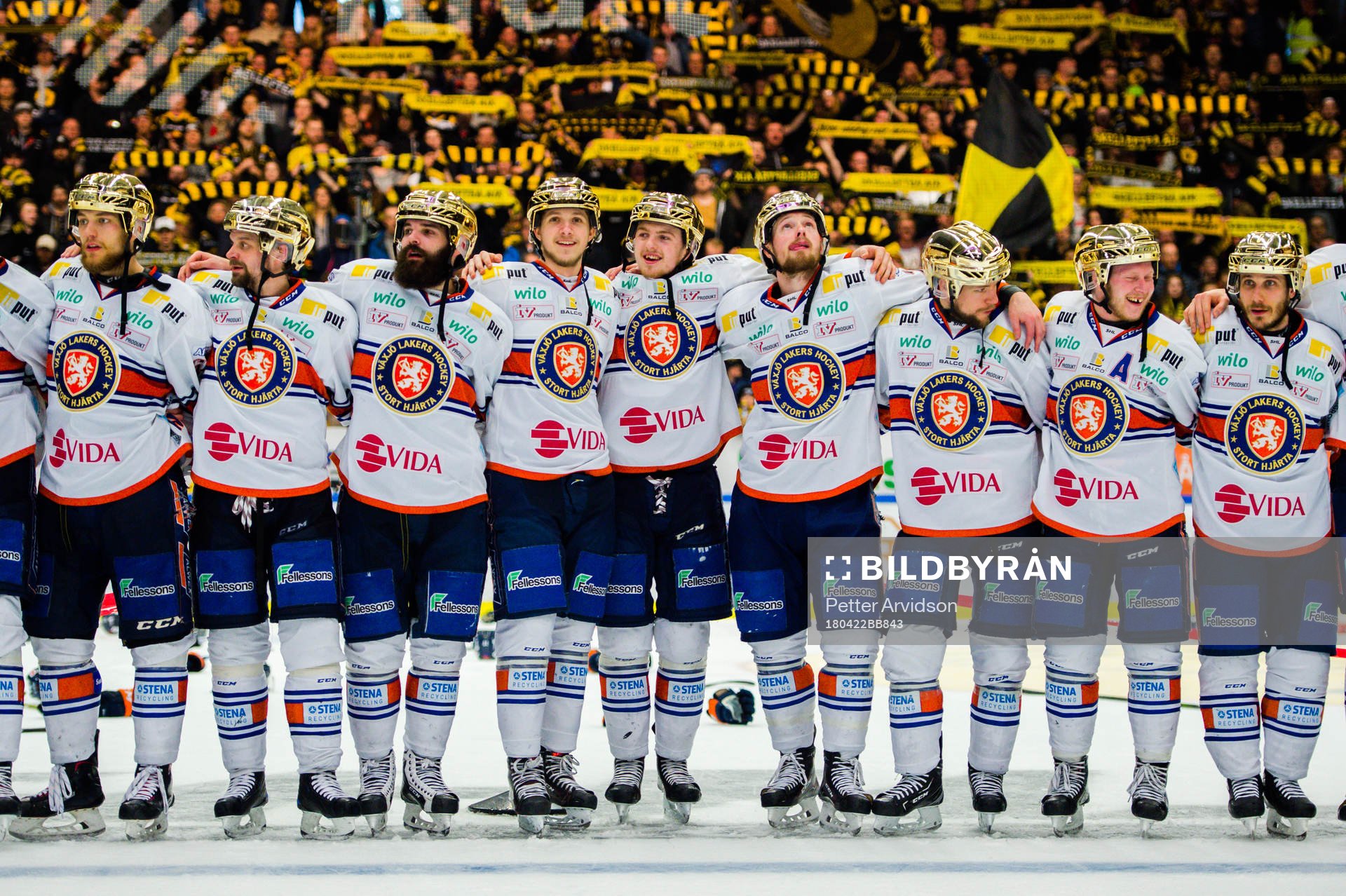 Växjös spelar jublar