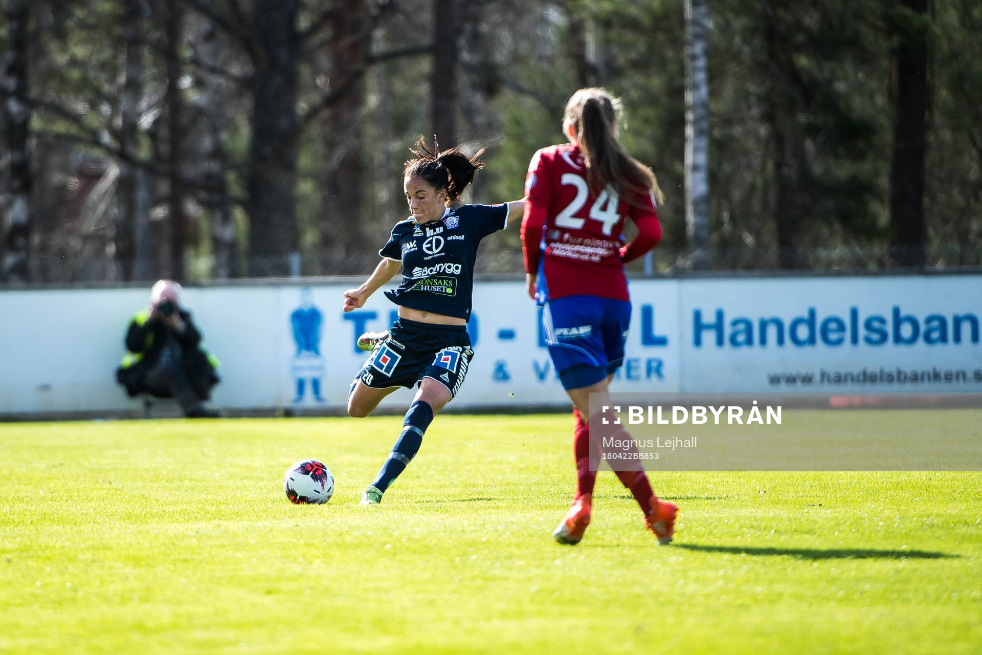 Linköpings Anna Oskarsson  och Vittsjös Ebba Hed