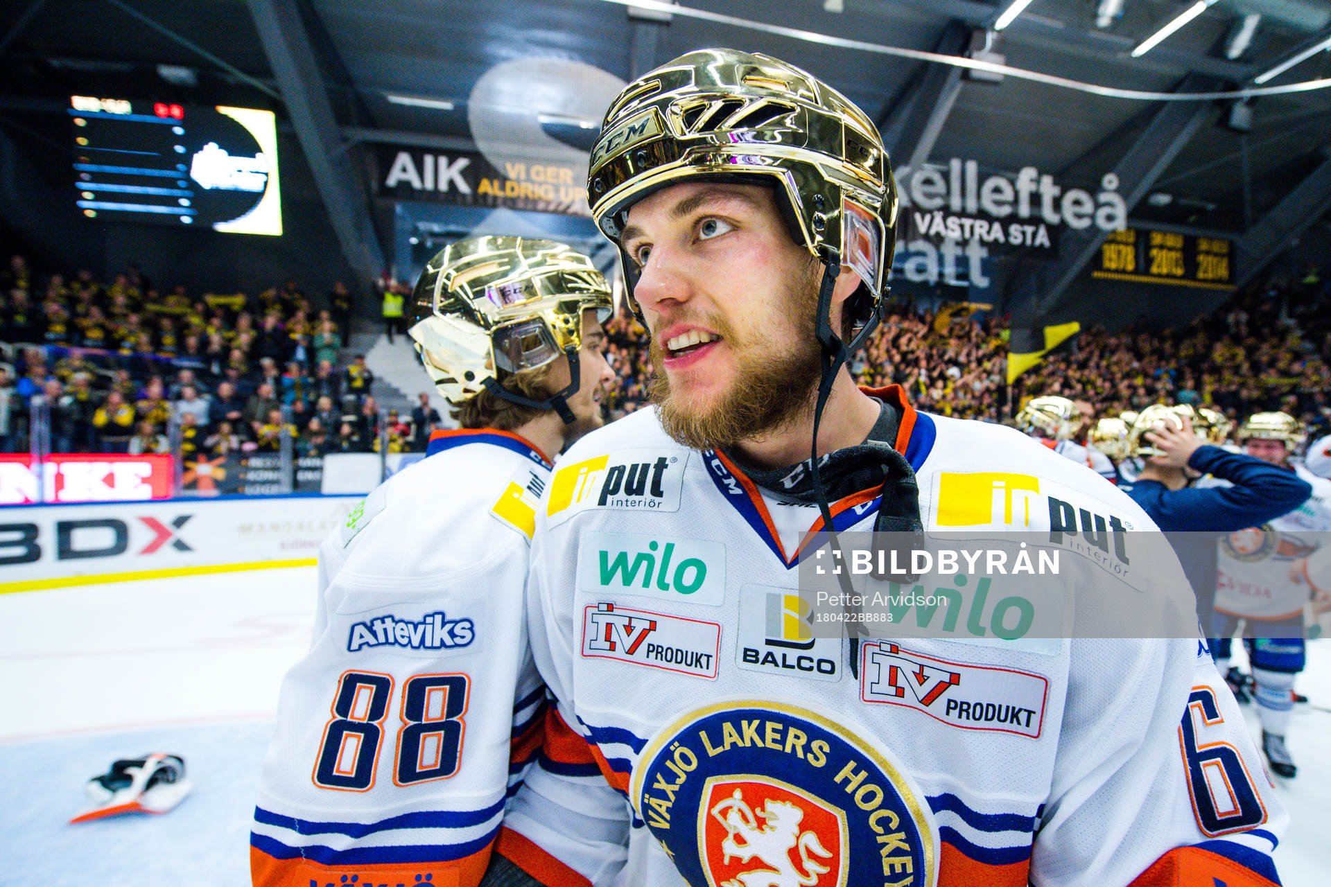 Växjös Eric Martinsson jublar