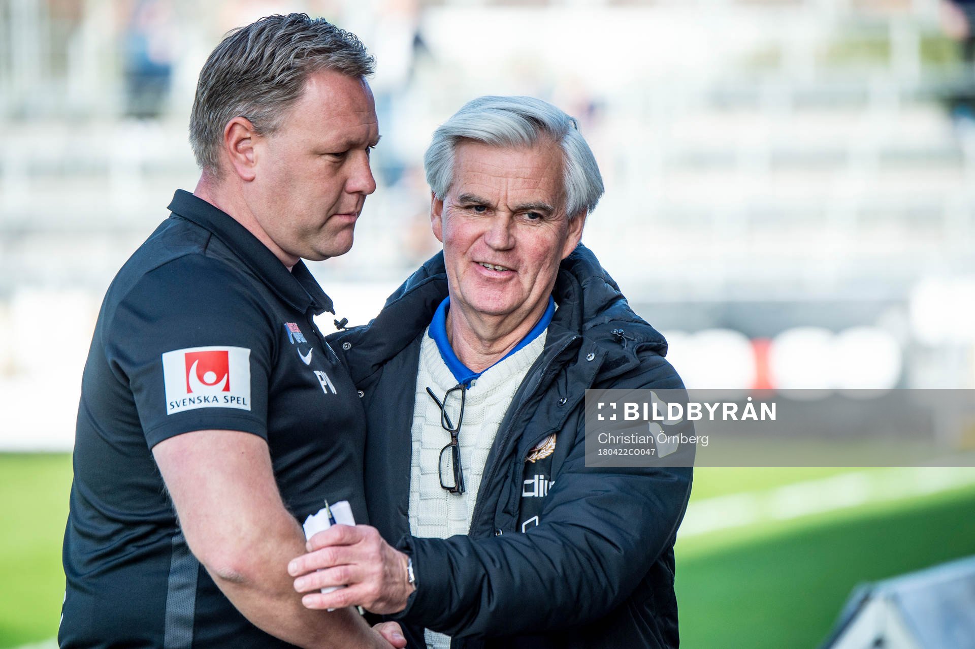 Trelleborgs tränare Patrick Winqvist och Kalmars tränare