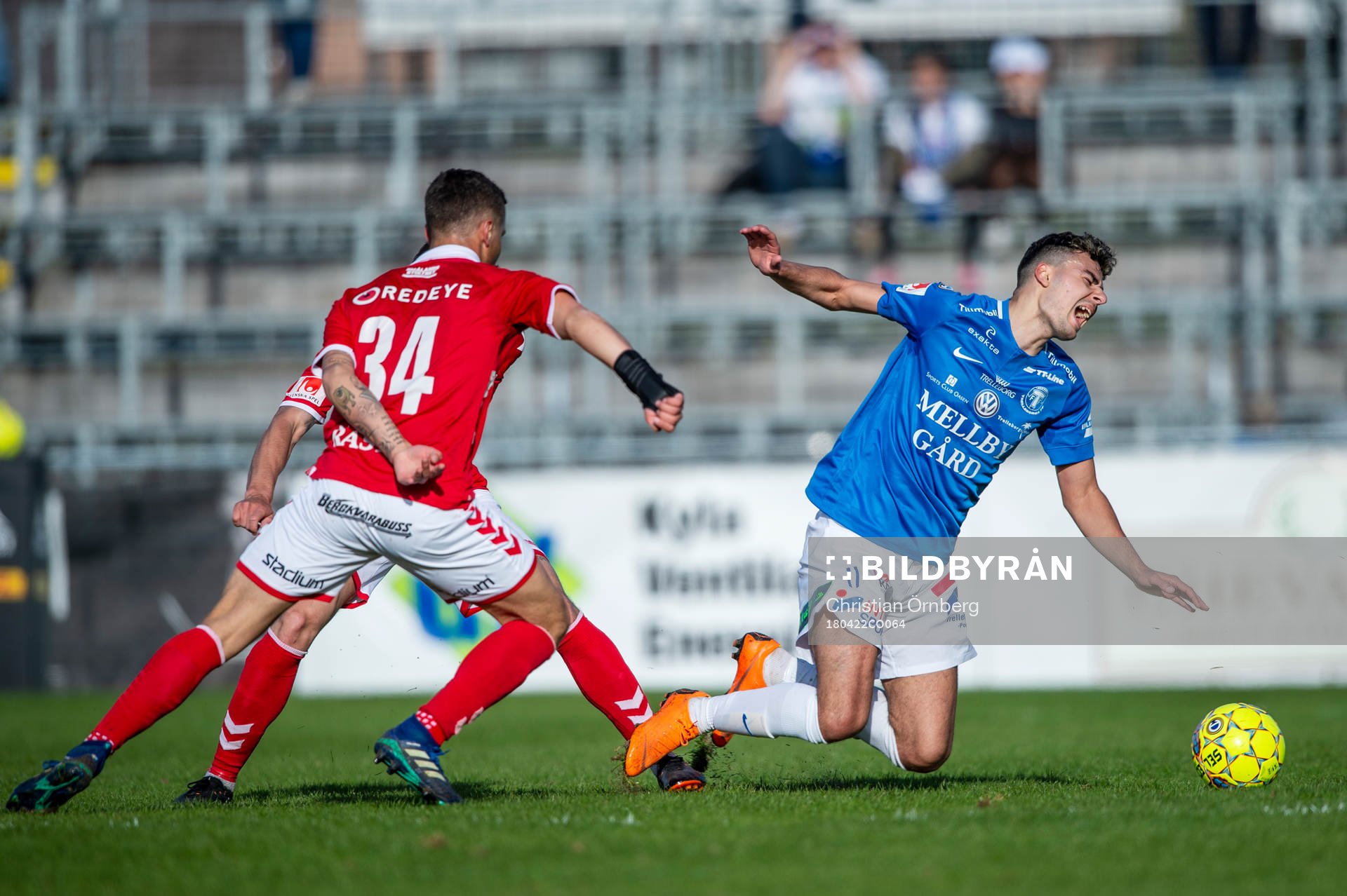 Kalmars Herman Hallberg mot Trelleborgs Deniz Hümmet