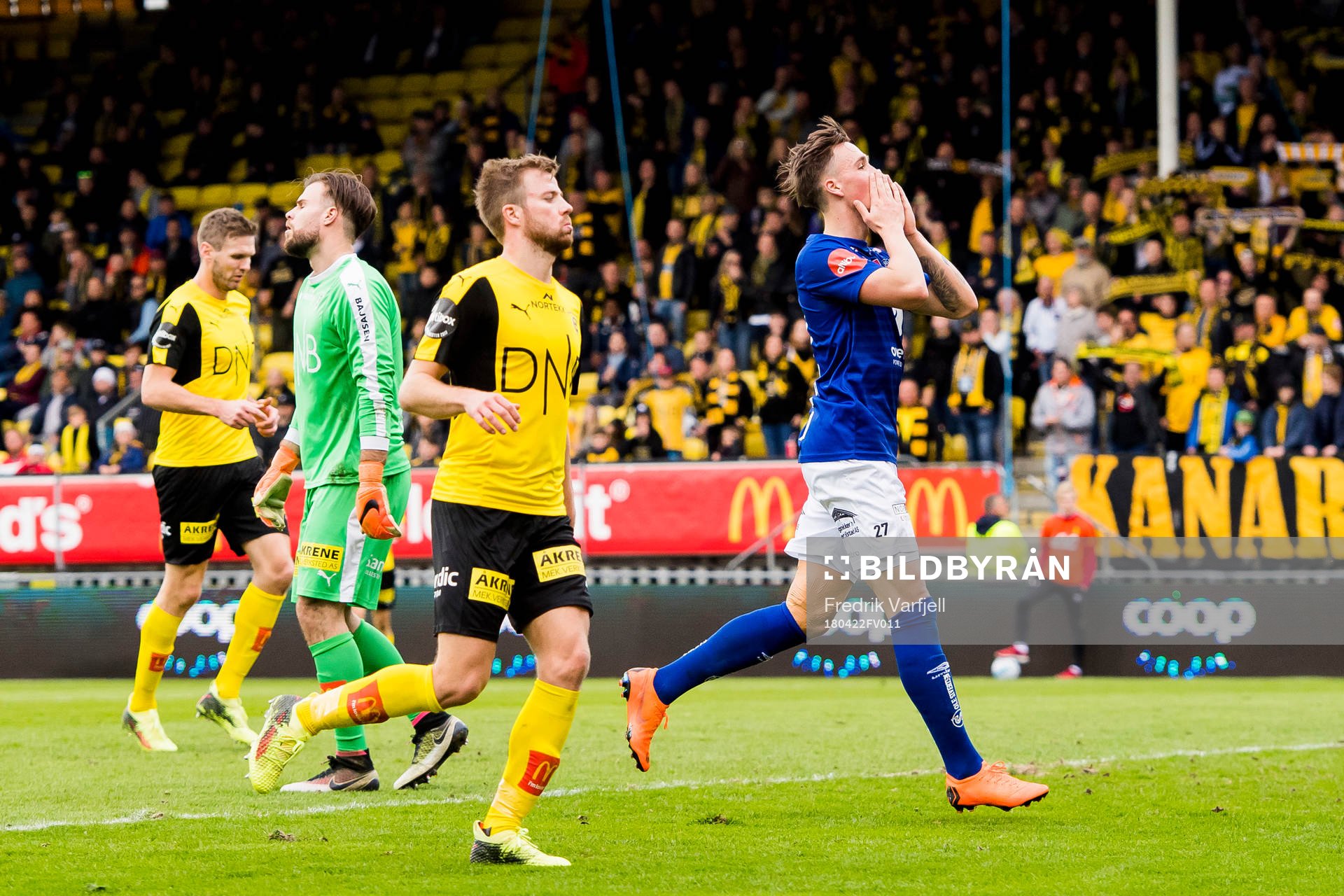 Andreas Helmersen of Ranheim reacts