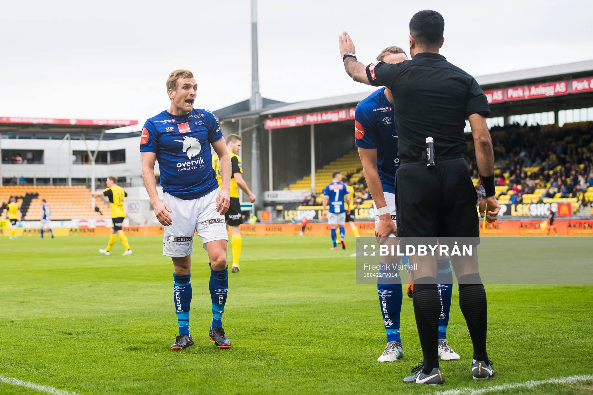 Kristoffer Løkberg of Ranheim reacts