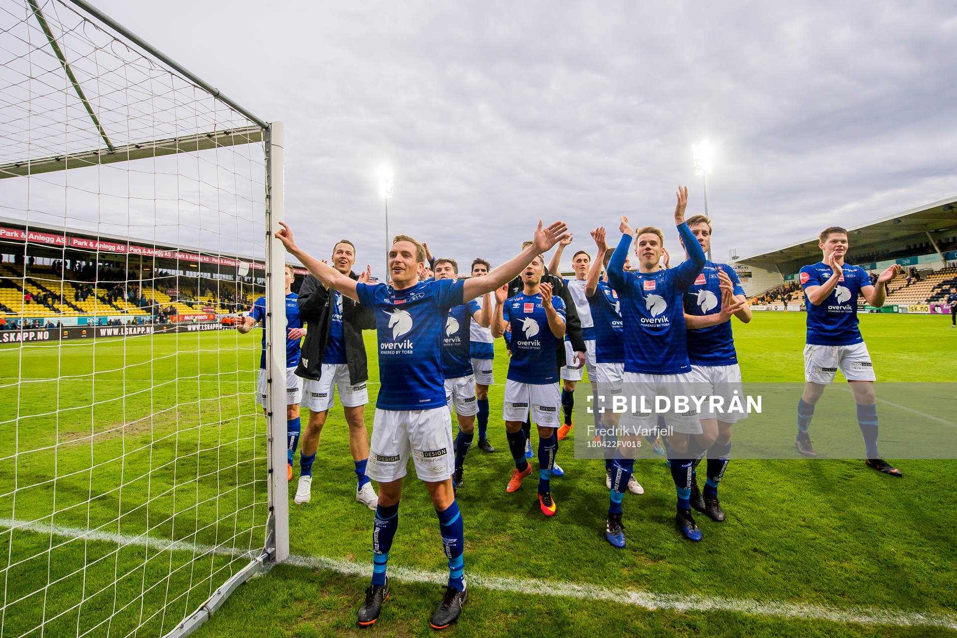 The players of Ranheim celebrate