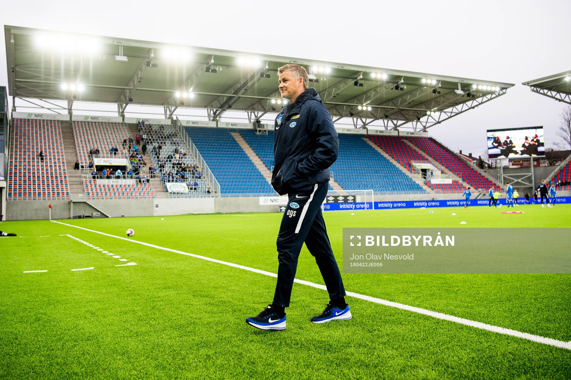 Ole Gunnar Solskjær, manager of Molde