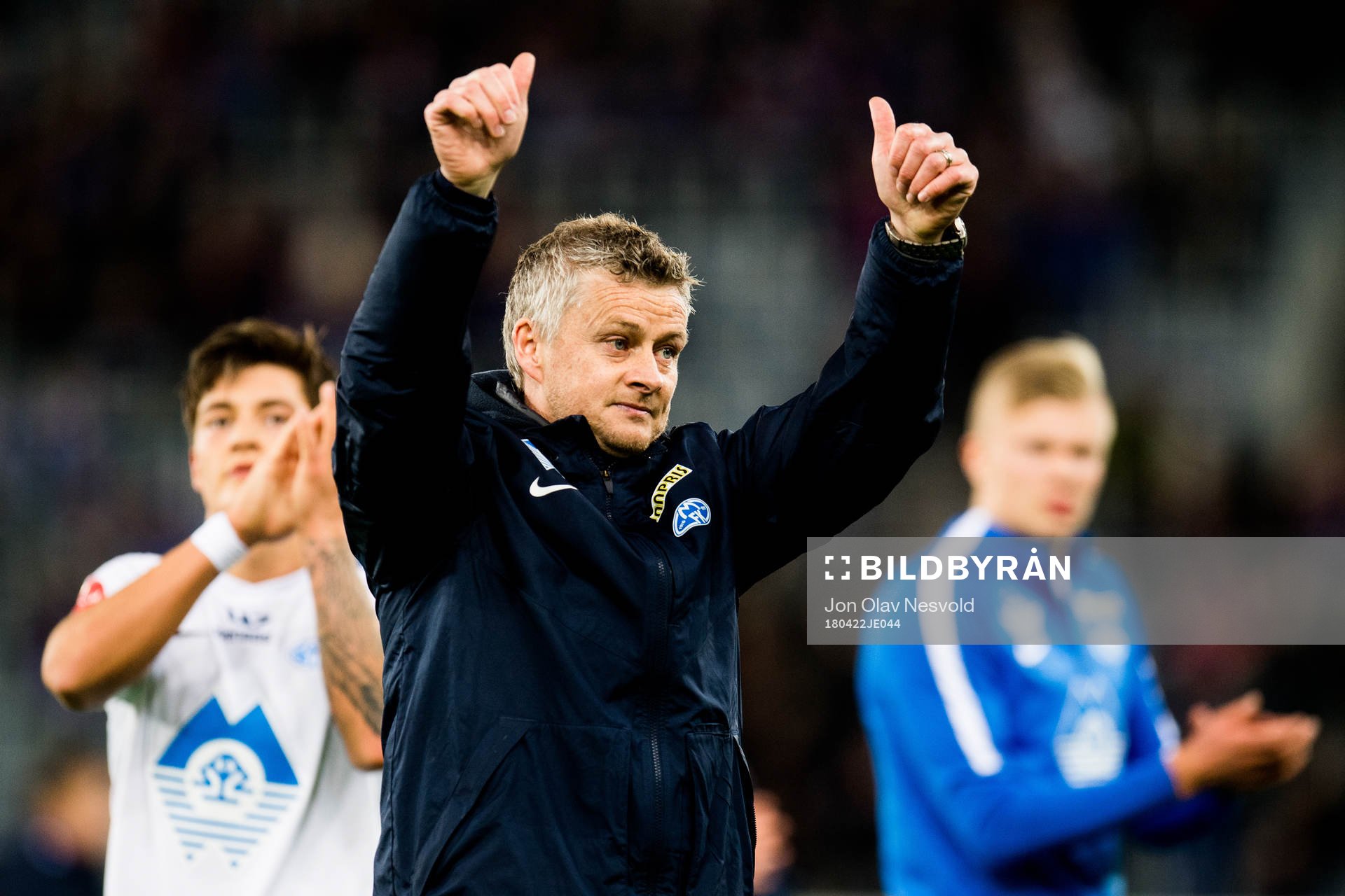 Ole Gunnar Solskjær, manager of Molde