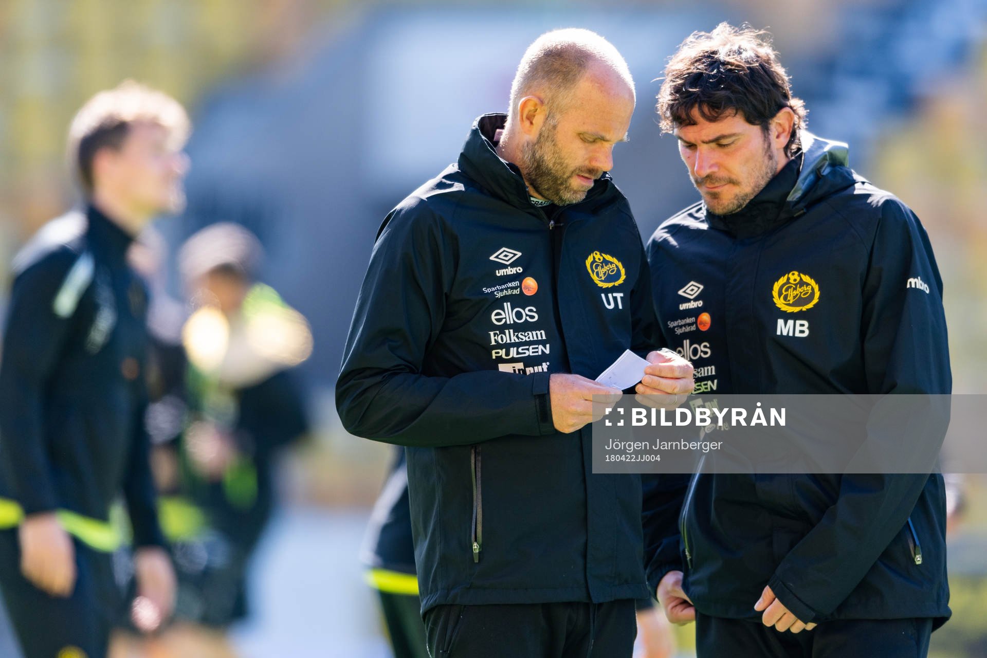 målvaktstränare Ulf Thorsson och assisterande tränare