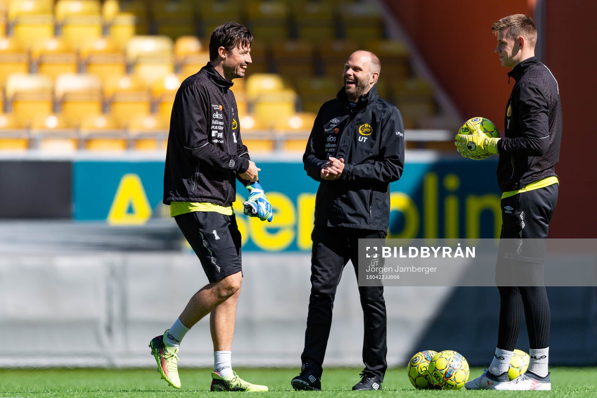 målvaktstränare Ulf Thorsson, målvakt Kevin Stuhr