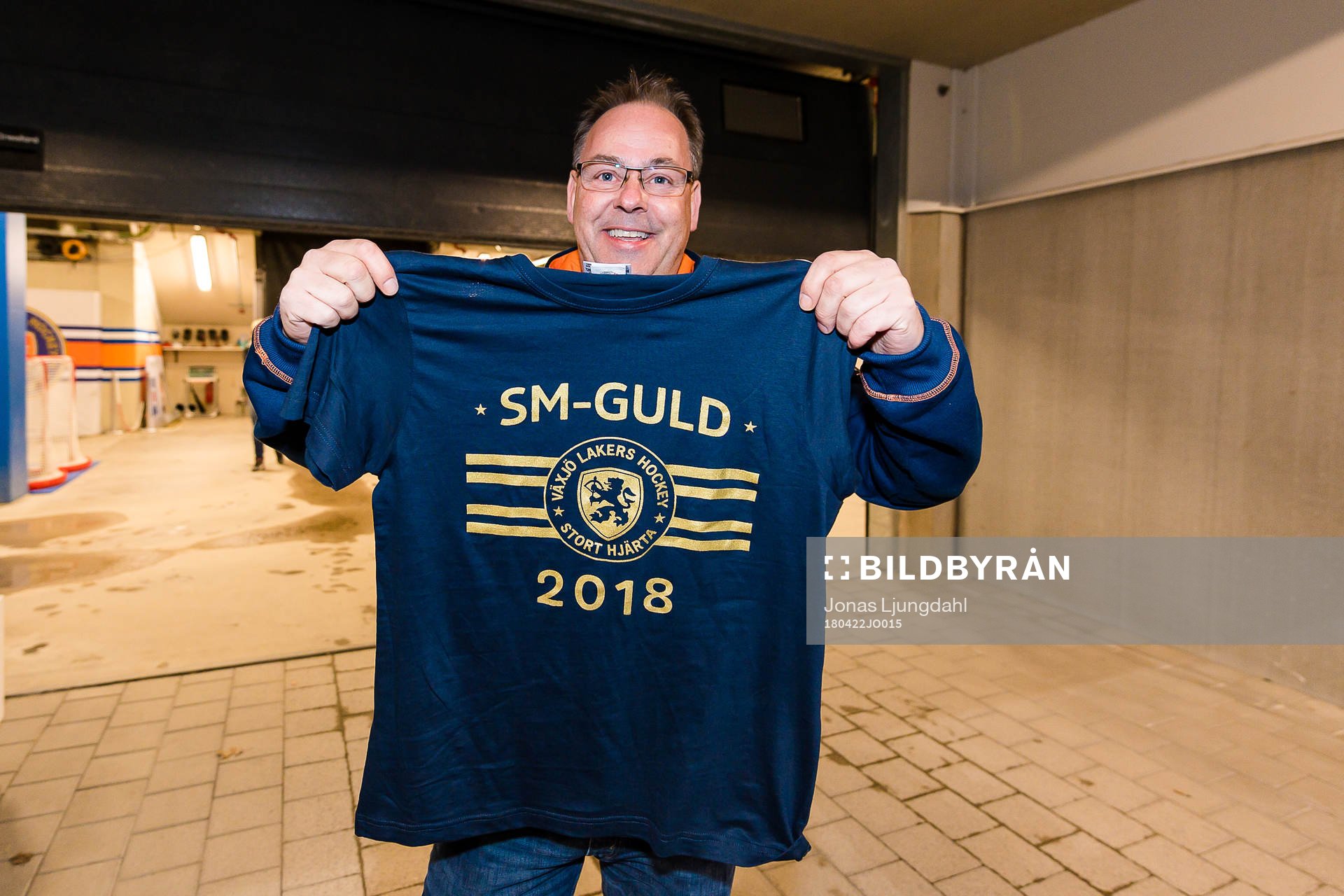 Sm-guld T-shirt när Växjö firar SM-guldet