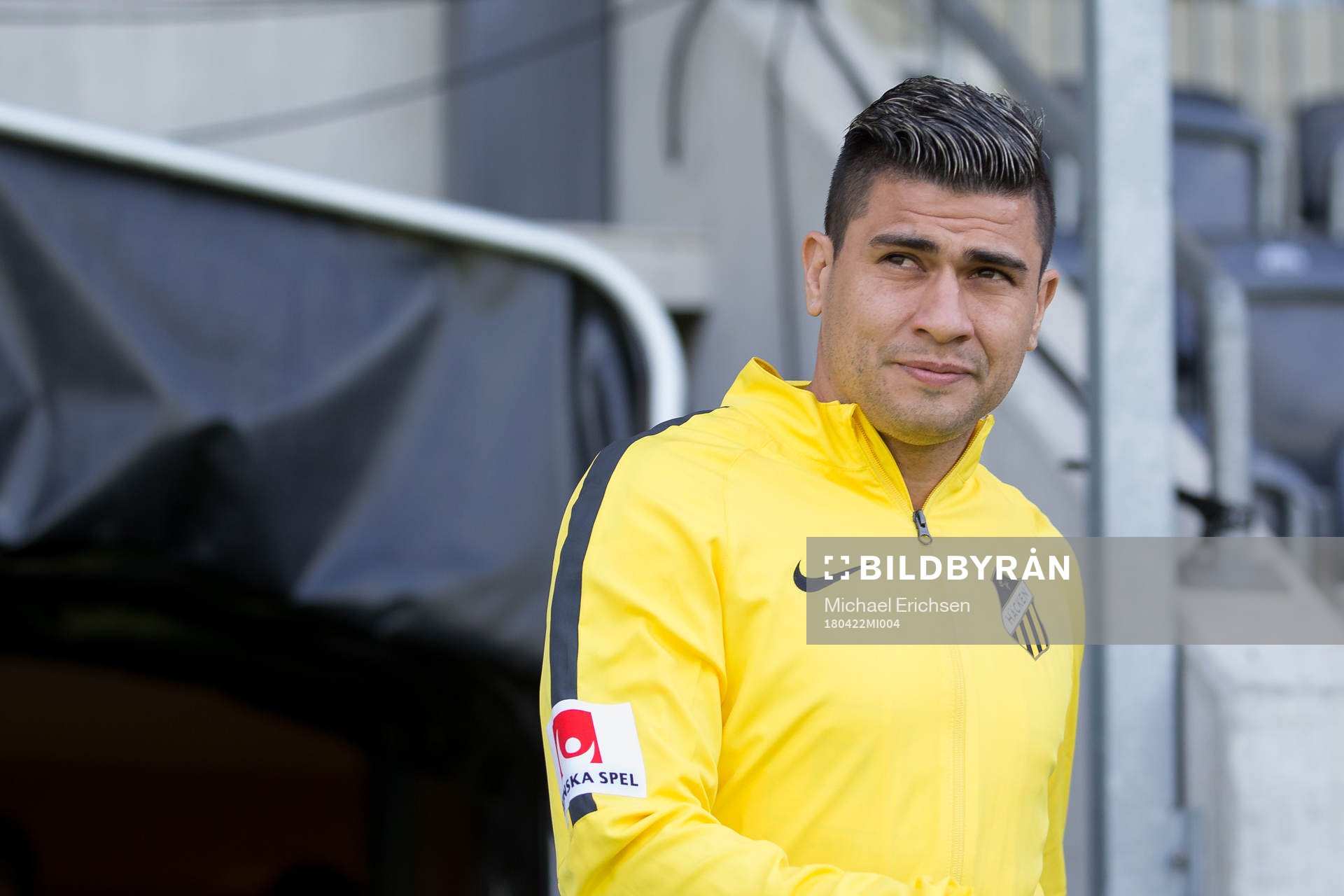 Häckens Paulinho innan fotbollsmatchen i allsvenskan