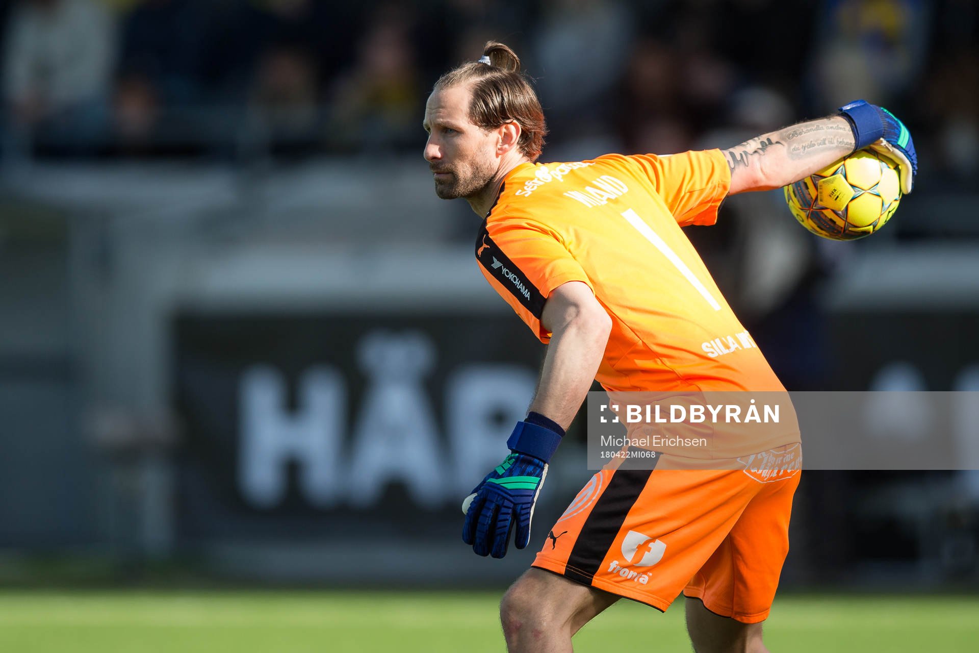 Hammarbys målvakt Johan Wiland