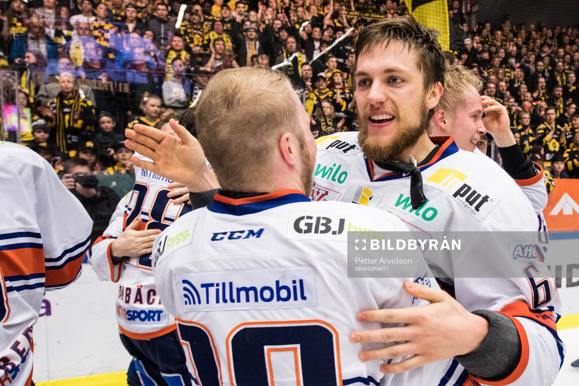 Växjös Eric Martinsson jublar