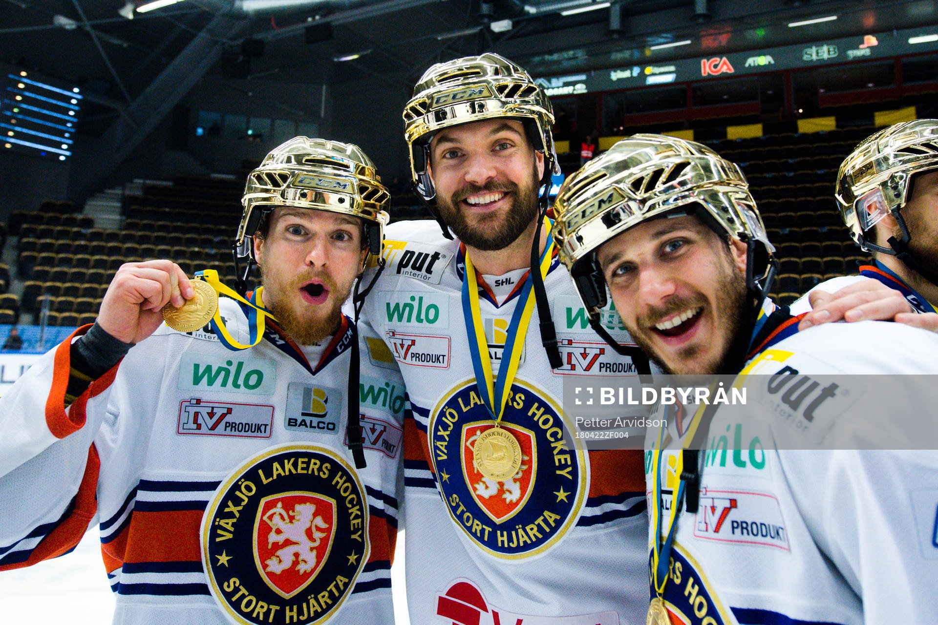 Växjös Brendan Shinnimin , Noah Welch och Andy Miele