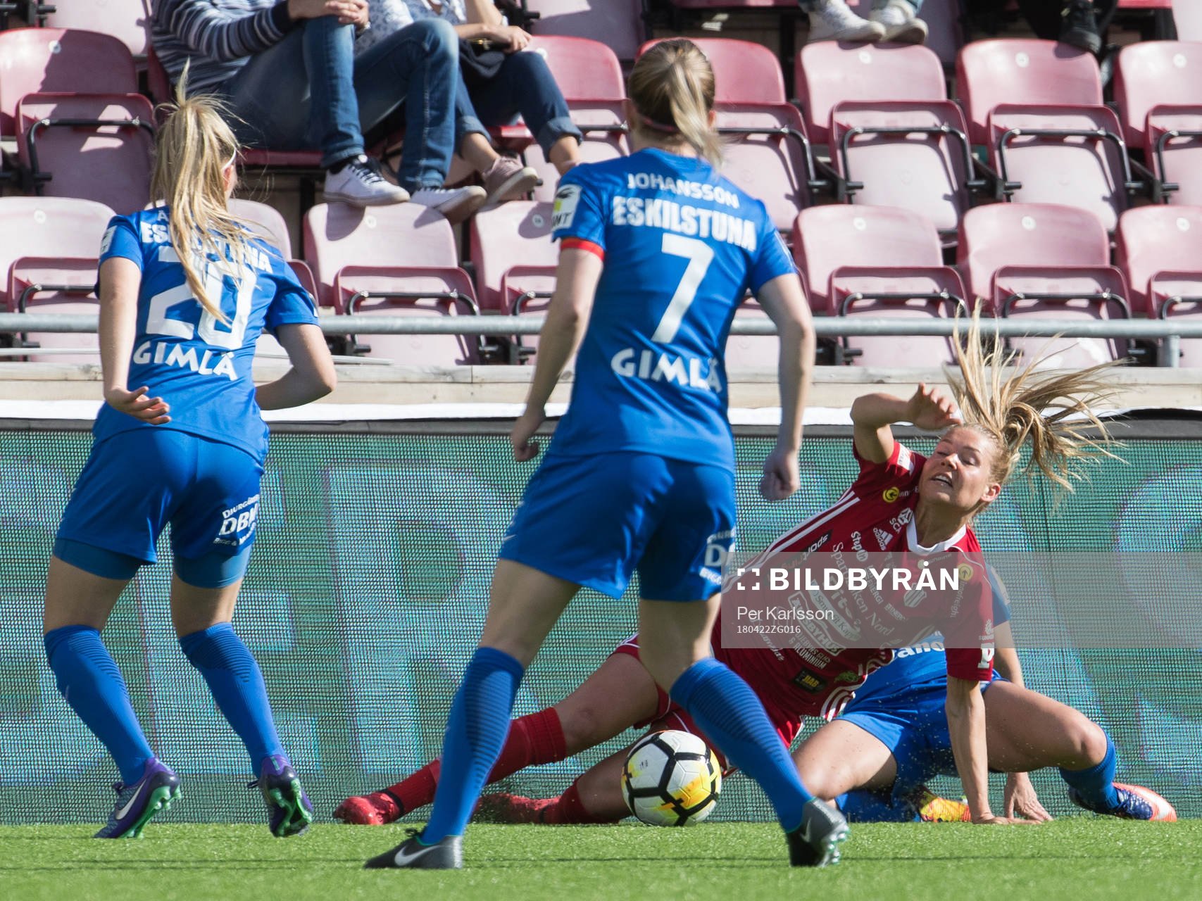 Piteås Nina Jakobsson i en situation