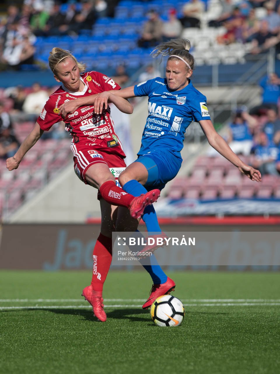 Piteås Cecilia Edlund och Eskilstunas Petra Johansson