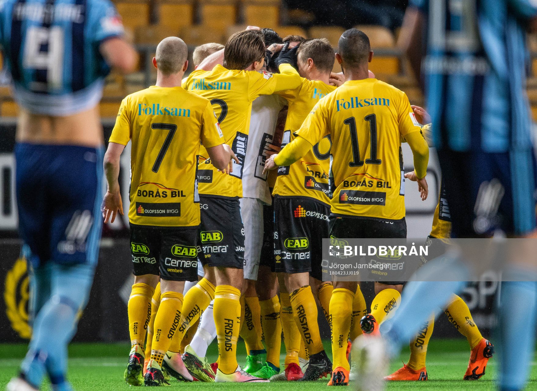 Elfsborgs spelare jublar