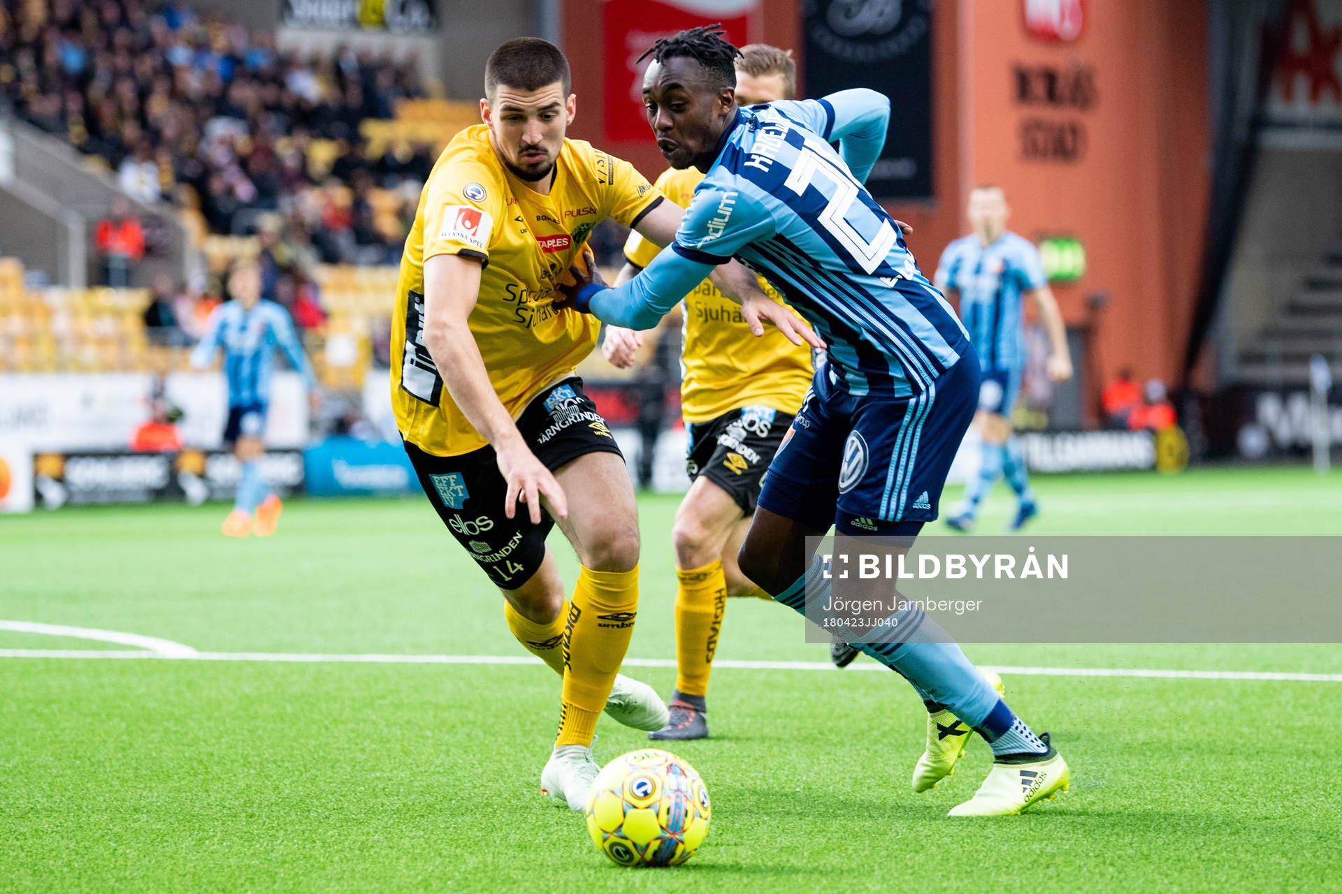 Djurgårdens Philana Tinotenda Kadewere och Elfsborgs
