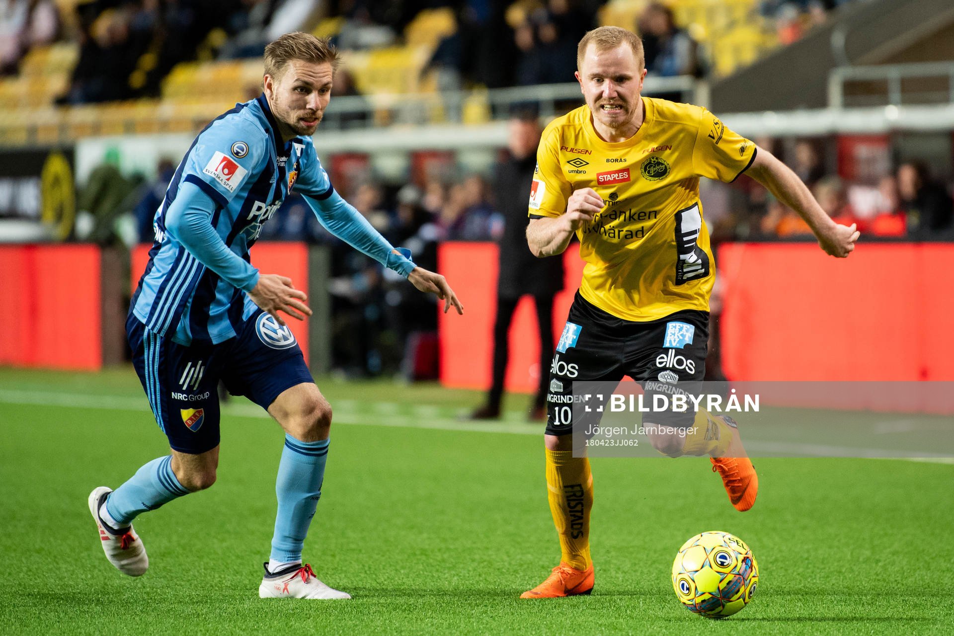 Elfsborgs Simon Lundevall och Djurgårdens Jonathan Ring