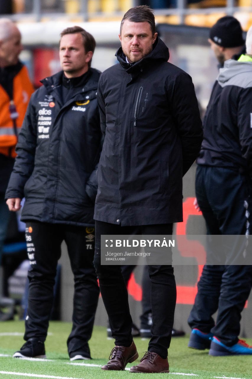 Elfsborgs manager Jimmy Thelin och assisterande tränare