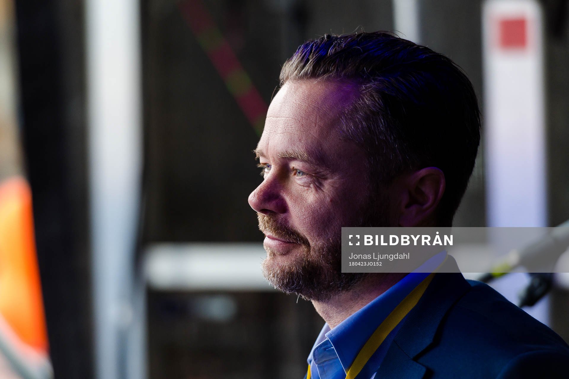 Växjös assisterande tränare Fredrik Hellgren när