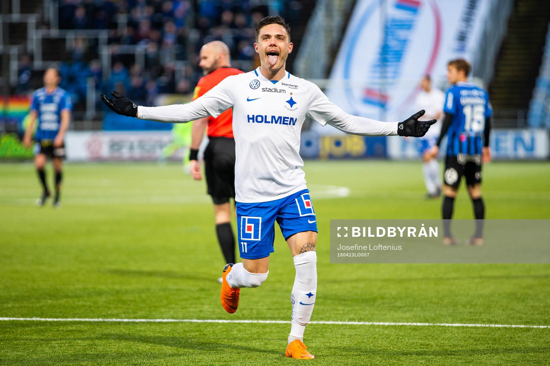 Norrköpings David Moberg Karlsson jublar