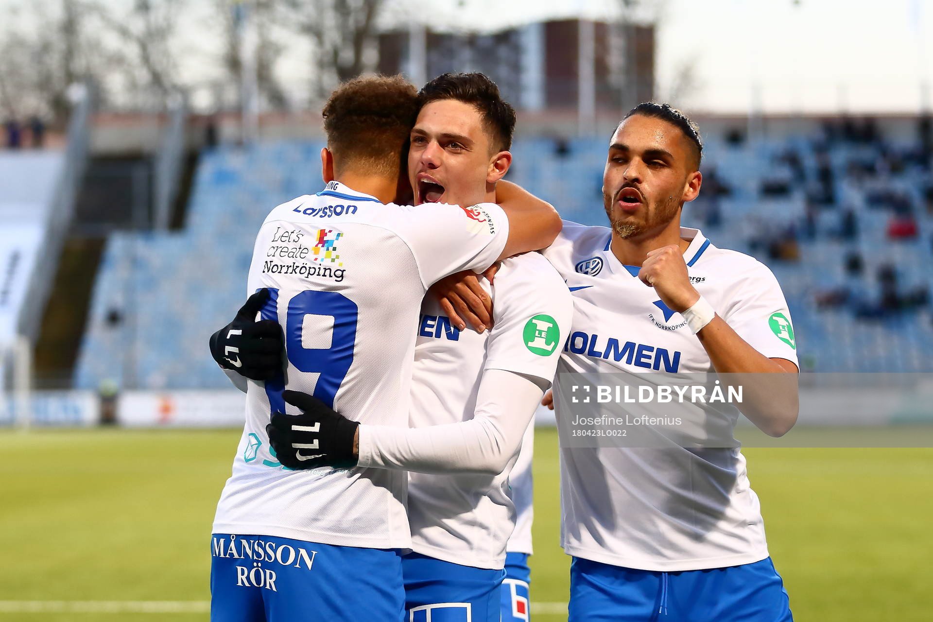 Norrköpings David Moberg Karlsson, Jordan Larsson och