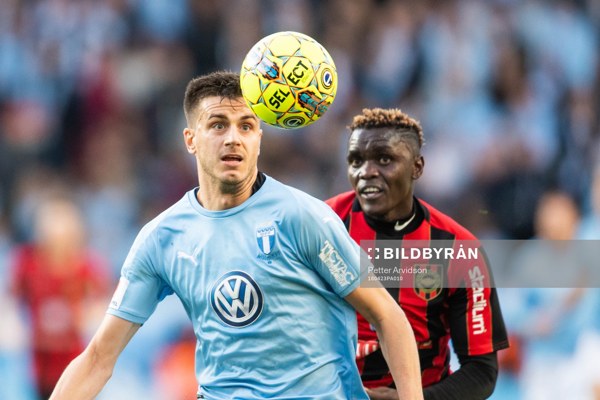 Malmö FFs Alexander Jeremejeff och Brommapojkarnas David
