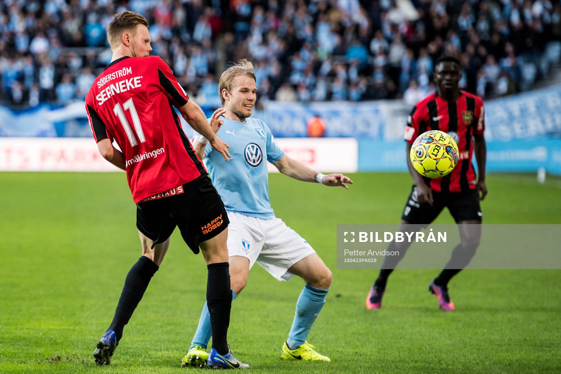 Brommapojkarnas Tim Söderström och Malmö FFs Oscar