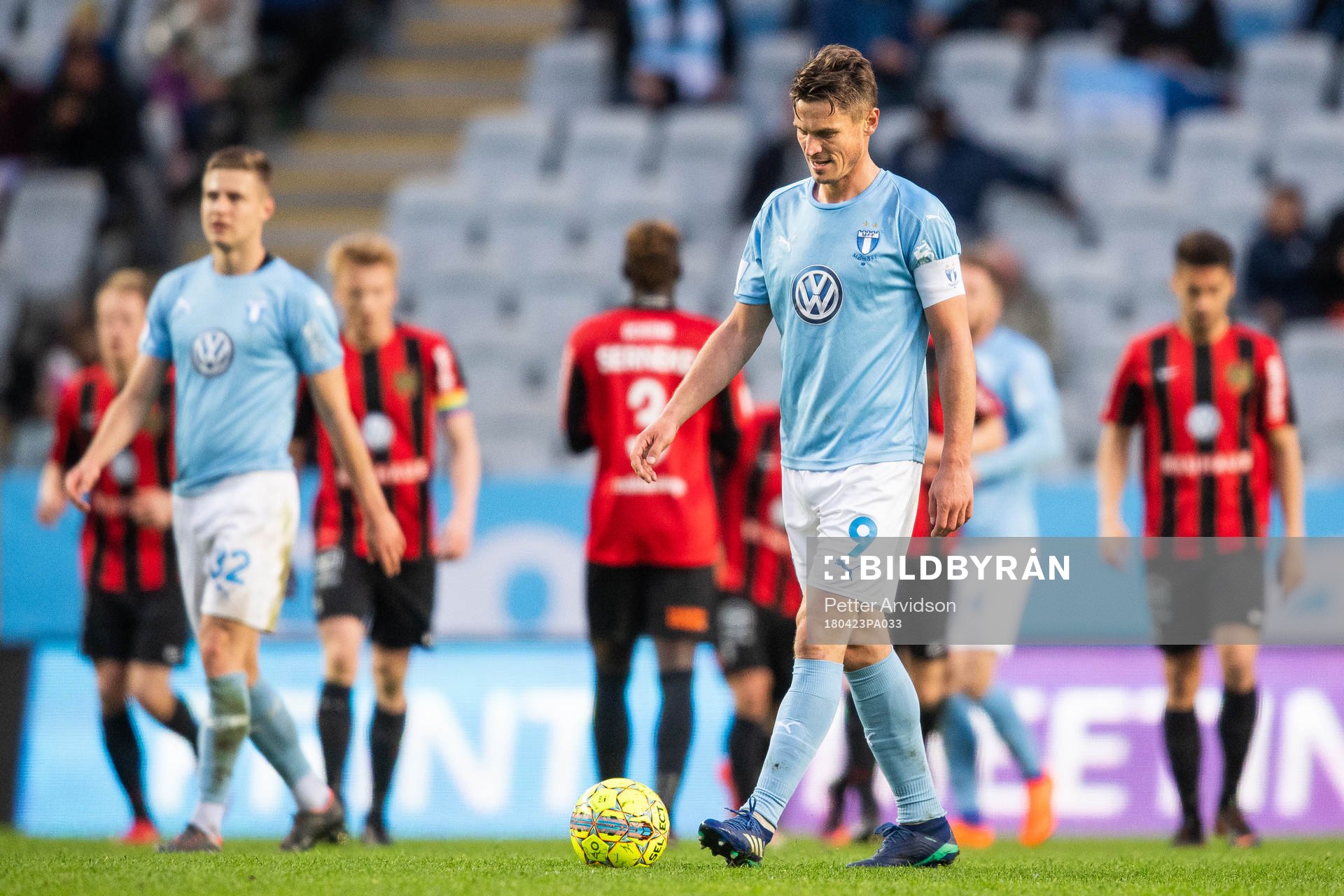 Malmö FFs Markus Rosenberg deppar