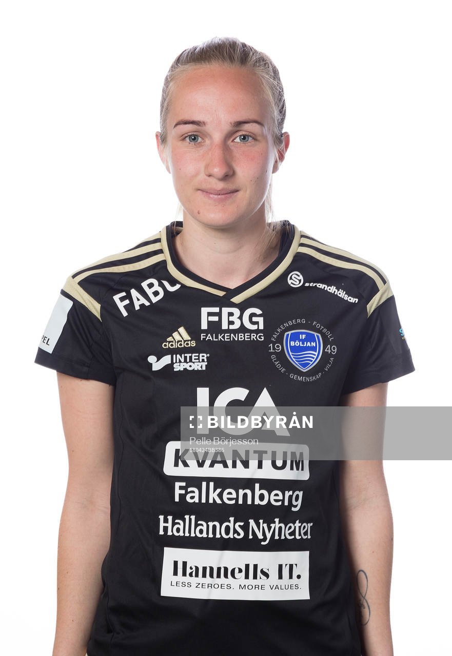 Böljans Matilda Johansson poserar för ett porträtt den 24 april 2018 i Falkenberg.